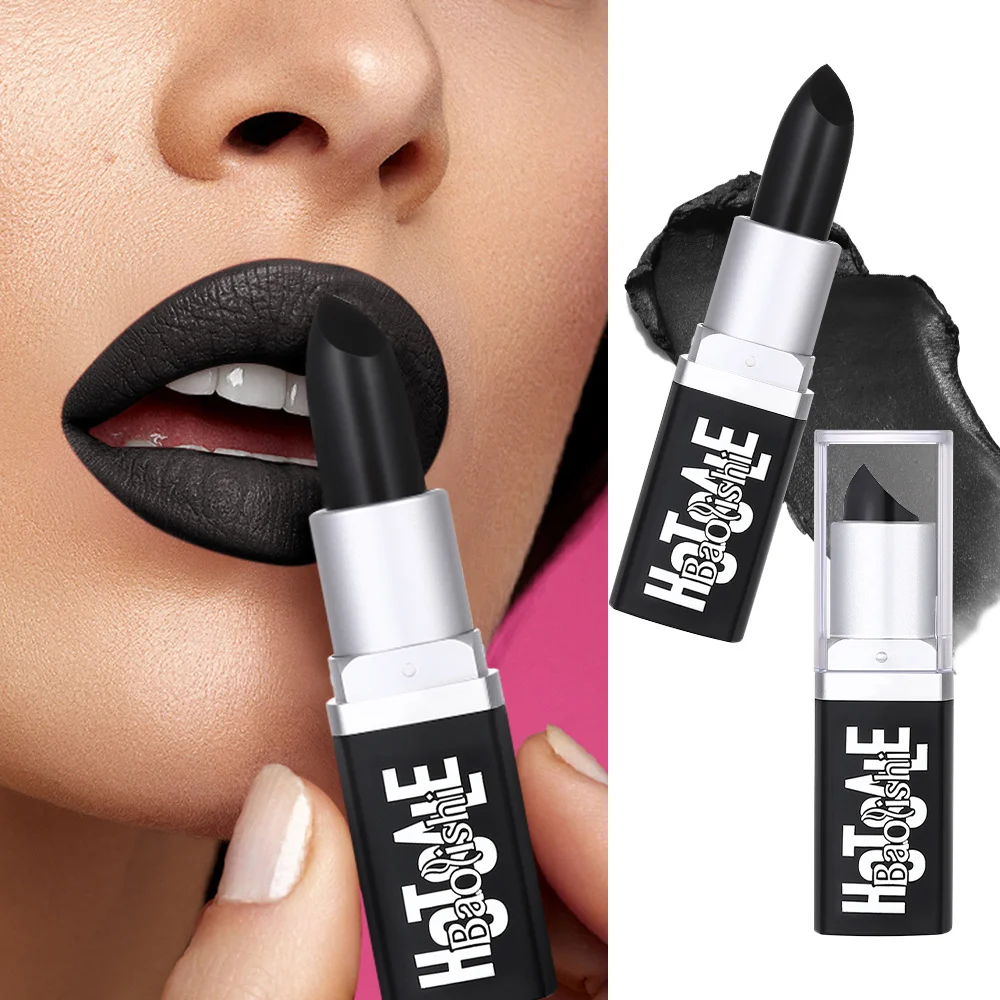 black-matte-halloween-lipstick-bao-92nf6t8p-desc-4 Professional Black Matte Lipstick for Halloween Body and Face Art Makeup