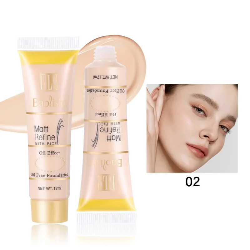 oil-free-foundation-lightweight-liquid-foundation-with-rice-extract-bao-dr4bwqtr-desc-7 BAOLISHI Oil Free Foundation Liquid Makeup in a sleek bottle with rice extract for a matte, refined finish.